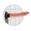 Вибромассажер телесного цвета 7" Vibrating Cock - 20 см. фото 4 — pink-kiss