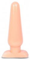 Телесная анальная пробка MEDIUM PLUG - 12 см. фото 1 — pink-kiss