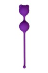 Фиолетовые вагинальные шарики A-Toys с ушками фото 2 — pink-kiss