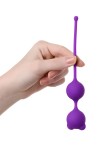 Фиолетовые вагинальные шарики A-Toys с ушками фото 3 — pink-kiss