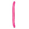 Розовый двусторонний фаллоимитатор B Yours 16" Double Dildo - 40,6 см. фото 3 — pink-kiss