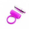 Лиловое эрекционное кольцо с вибрацией фото 2 — pink-kiss