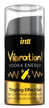 Жидкий интимный гель с эффектом вибрации Vibration! Vodka Energy - 15 мл. фото 1 — pink-kiss