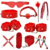Красный БДСМ-набор «Оки-Чпоки» из 11 предметов фото 1 — pink-kiss