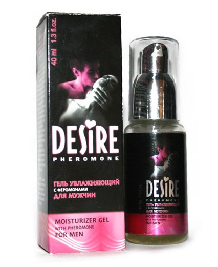Увлажняющий гель с феромонами для мужчин DESIRE - 40 мл. фото 1 — pink-kiss