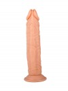 Упругий фаллоимитатор на присоске - 19,5 см. фото 3 — pink-kiss