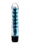 Классический вибратор TOYFA Trio Vibe голубого цвета - 18 см. фото 4 — pink-kiss