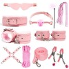 Розовый БДСМ-набор «Оки-Чпоки» из 11 предметов фото 1 — pink-kiss