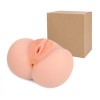 Телесный реалистичный мастурбатор SHEQU - вагина и анус фото 2 — pink-kiss