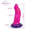 Розовый фантазийный фаллоимитатор - 17,5 см. фото 4 — pink-kiss