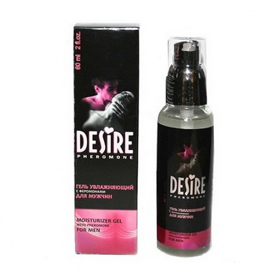 Увлажняющий гель с феромонами для мужчин DESIRE - 60 мл. фото 1 — pink-kiss