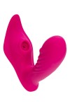 Ярко-розовый стимулятор точки G с вакуум-волновой стимуляцией Shani фото 2 — pink-kiss
