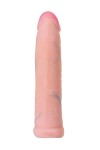 Телесный поясной страпон LESBI с вагинальной пробкой - 17 см. фото 13 — pink-kiss