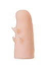 Телесный поясной страпон LESBI с вагинальной пробкой - 17 см. фото 17 — pink-kiss