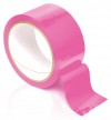 Розовая самоклеящаяся лента для связывания Pleasure Tape - 10,6 м. фото 2 — pink-kiss
