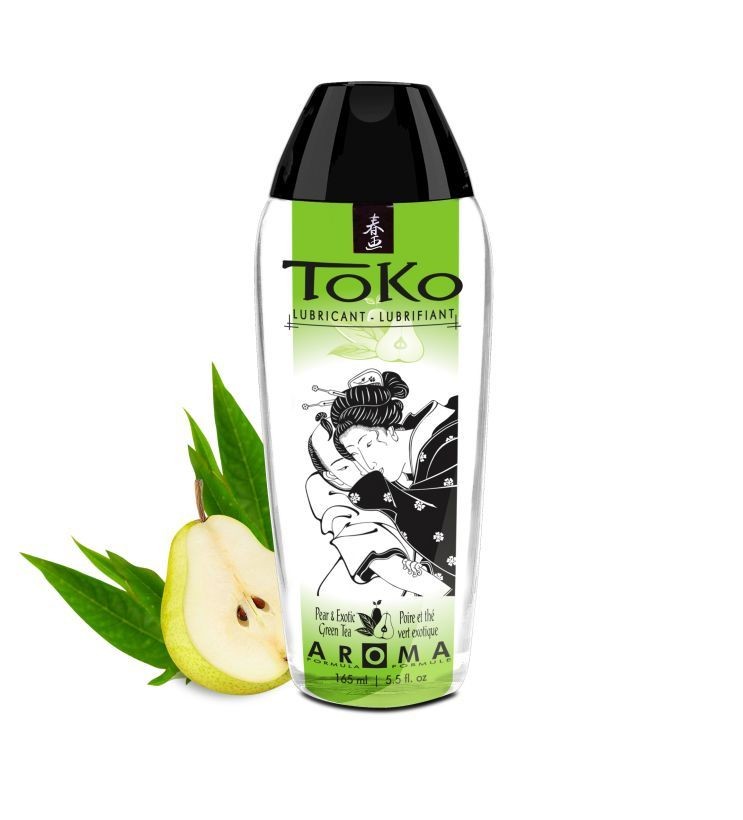 Интимный гель TOKO Pear & Exotic Green Tea с ароматом груши и зеленого чая - 165 мл. фото 1 — pink-kiss
