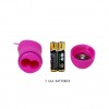 Розовый вибростимулятор с насадкой в виде бабочки фото 6 — pink-kiss