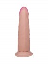 Фаллоимитатор на присоске из неоскин - 17 см. фото 3 — pink-kiss