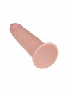 Фаллоимитатор на присоске из неоскин - 17 см. фото 4 — pink-kiss