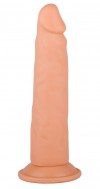 Податливый фаллоимитатор на присоске - 16,5 см. фото 1 — pink-kiss