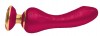Малиновый вибростимулятор SANYA - 18,5 см. фото 2 — pink-kiss