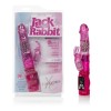 Розовый вибромассажер Petite Jack Rabbit - 24 см. фото 5 — pink-kiss