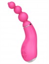 Розовый вибратор Barbara с вращением - 13,9 см. фото 1 — pink-kiss