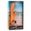 Оранжевый вибромассажер-кролик Newport Beach Babe с пульсирующим воздействием - 21,5 см. фото 2 — pink-kiss