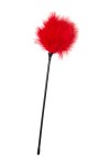 Красный пуховый тиклер Nightfall - 41 см. фото 1 — pink-kiss