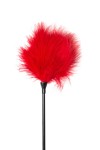 Красный пуховый тиклер Nightfall - 41 см. фото 2 — pink-kiss