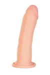 Телесный вибромассажёр на присоске - 18 см. фото 6 — pink-kiss
