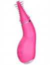 Розовый вибратор Candice с вращением - 12,7 см. фото 2 — pink-kiss