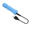 Голубой wand-вибратор Out Of The Blue - 10,5 см. фото 4 — pink-kiss
