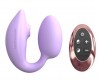Сиреневый U-образный стимулятор клитора и точки G с пультом ДУ Wonderlover фото 1 — pink-kiss