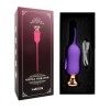 Фиолетовый тонкий стимулятор Nipple Vibrator - 23 см. фото 8 — pink-kiss