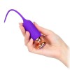 Фиолетовый тонкий стимулятор Nipple Vibrator - 23 см. фото 9 — pink-kiss