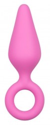 Розовая анальная пробка Pointy Plug - 12 см. фото 1 — pink-kiss