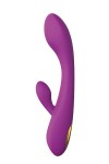 Фиолетовый вибратор HONEY BUNS с клиторальным стимулятором фото 1 — pink-kiss