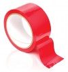 Красная самоклеящаяся лента для связывания Pleasure Tape - 10,7 м. фото 2 — pink-kiss