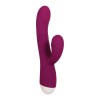 Фиолетовый вибратор-кролик Double Tap - 22,2 см. фото 1 — pink-kiss
