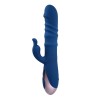 Синий вибратор-кролик The Ringer с функцией поступательных движений - 23,8 см. фото 3 — pink-kiss