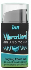 Жидкий интимный гель с эффектом вибрации Vibration! Gin & Tonic - 15 мл. фото 1 — pink-kiss