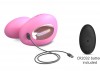 Розовый U-образный стимулятор клитора и точки G с пультом ДУ Wonderlover фото 2 — pink-kiss