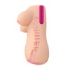 Телесный вибромастурбатор-вагина Clara OnaHole с имитацией груди фото 7 — pink-kiss