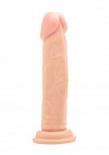 Телесный фаллоимитатор Realistic Cock 8" - 20 см. фото 2 — pink-kiss