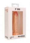 Телесный фаллоимитатор Realistic Cock 8" - 20 см. фото 4 — pink-kiss