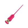 Розовый тонкий стимулятор Nipple Vibrator - 23 см. фото 5 — pink-kiss