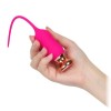 Розовый тонкий стимулятор Nipple Vibrator - 23 см. фото 7 — pink-kiss