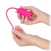 Розовый тонкий стимулятор Nipple Vibrator - 23 см. фото 8 — pink-kiss