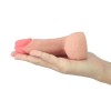 Накладной телесный фаллос - 13,9 см. фото 4 — pink-kiss